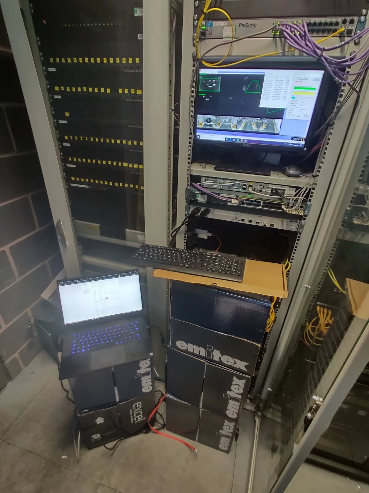 Technical equipment being commissioned for The Rock parking deployment